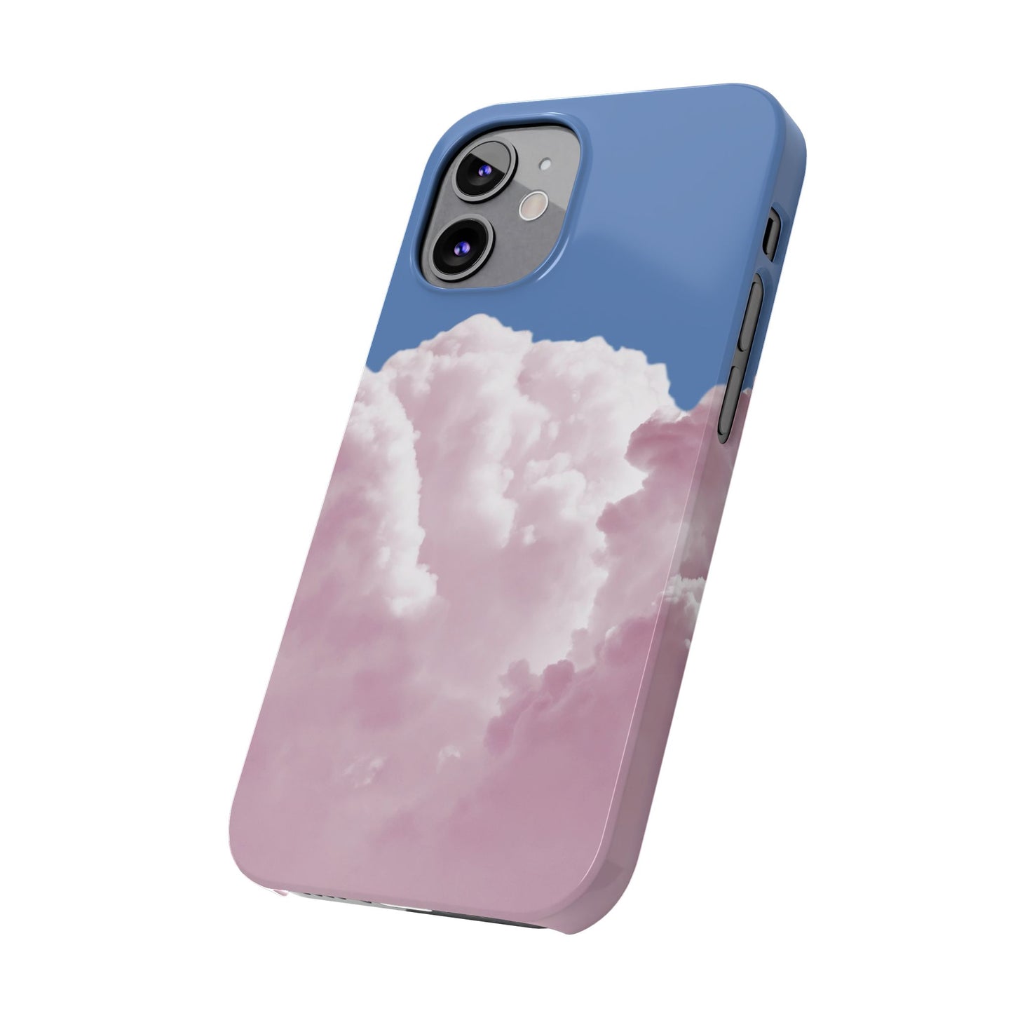 Pastel Cloud Slim Phone Case - Aesthetic Phone Accessory for Dreamers