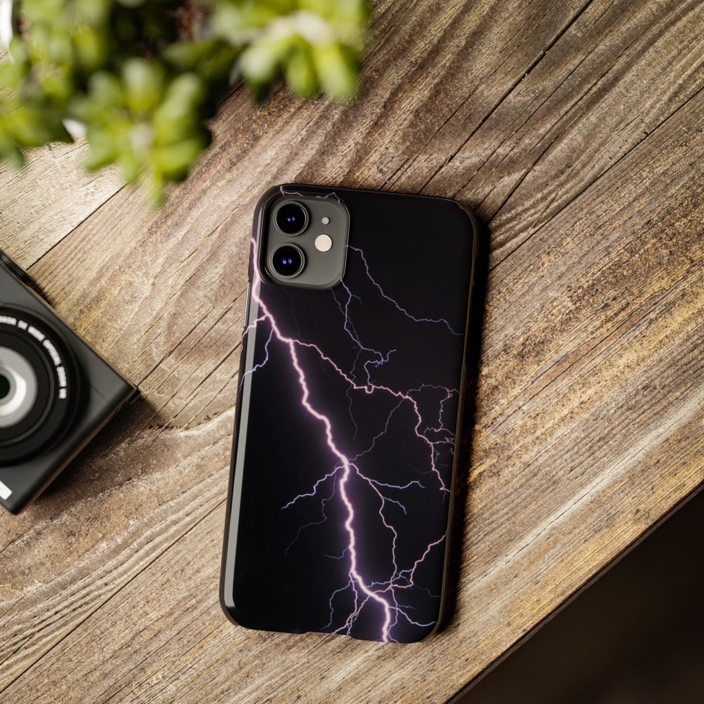 Lightning Bolt Slim Phone Case - Edgy, Stylish Protection for Your Device