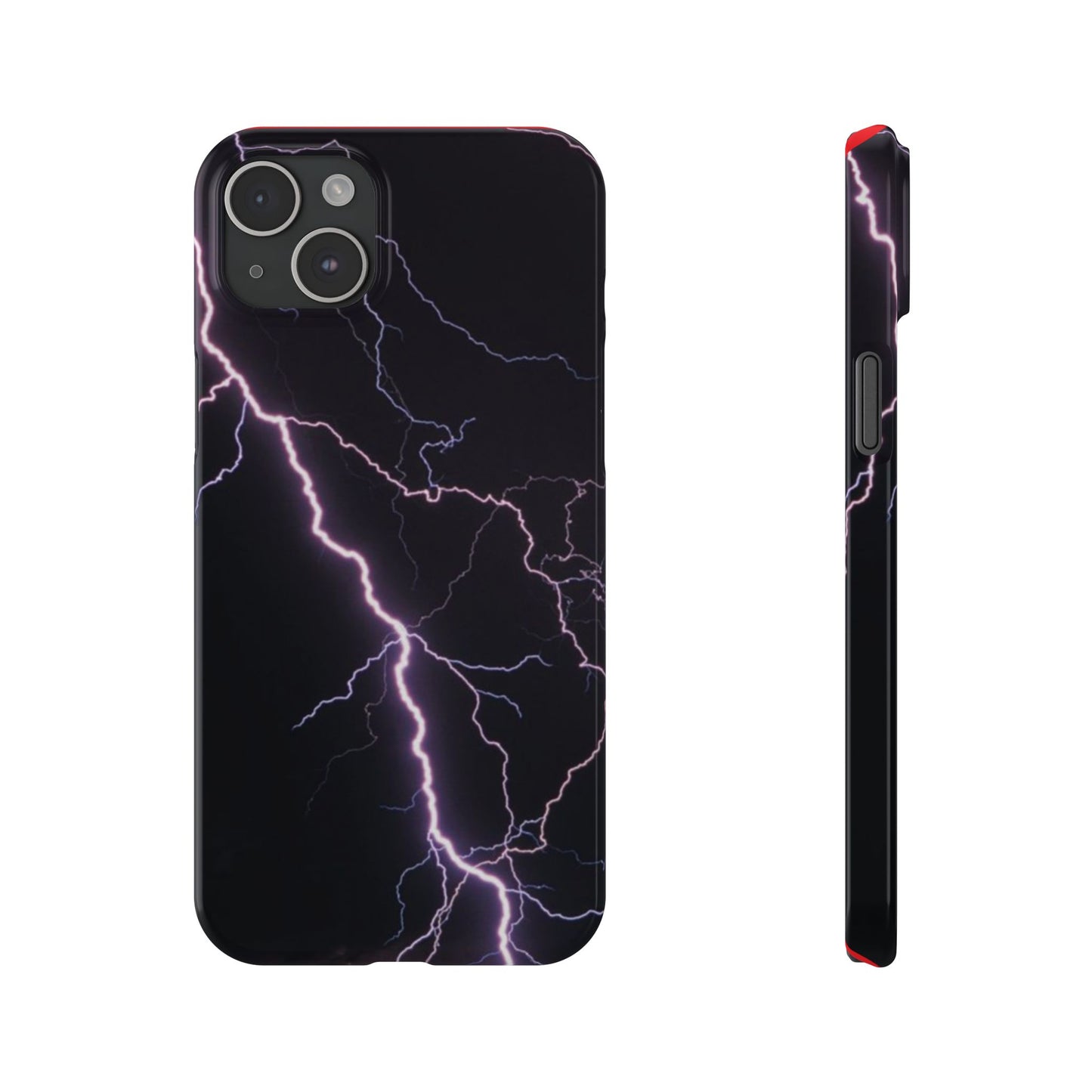 Lightning Bolt Slim Phone Case - Edgy, Stylish Protection for Your Device