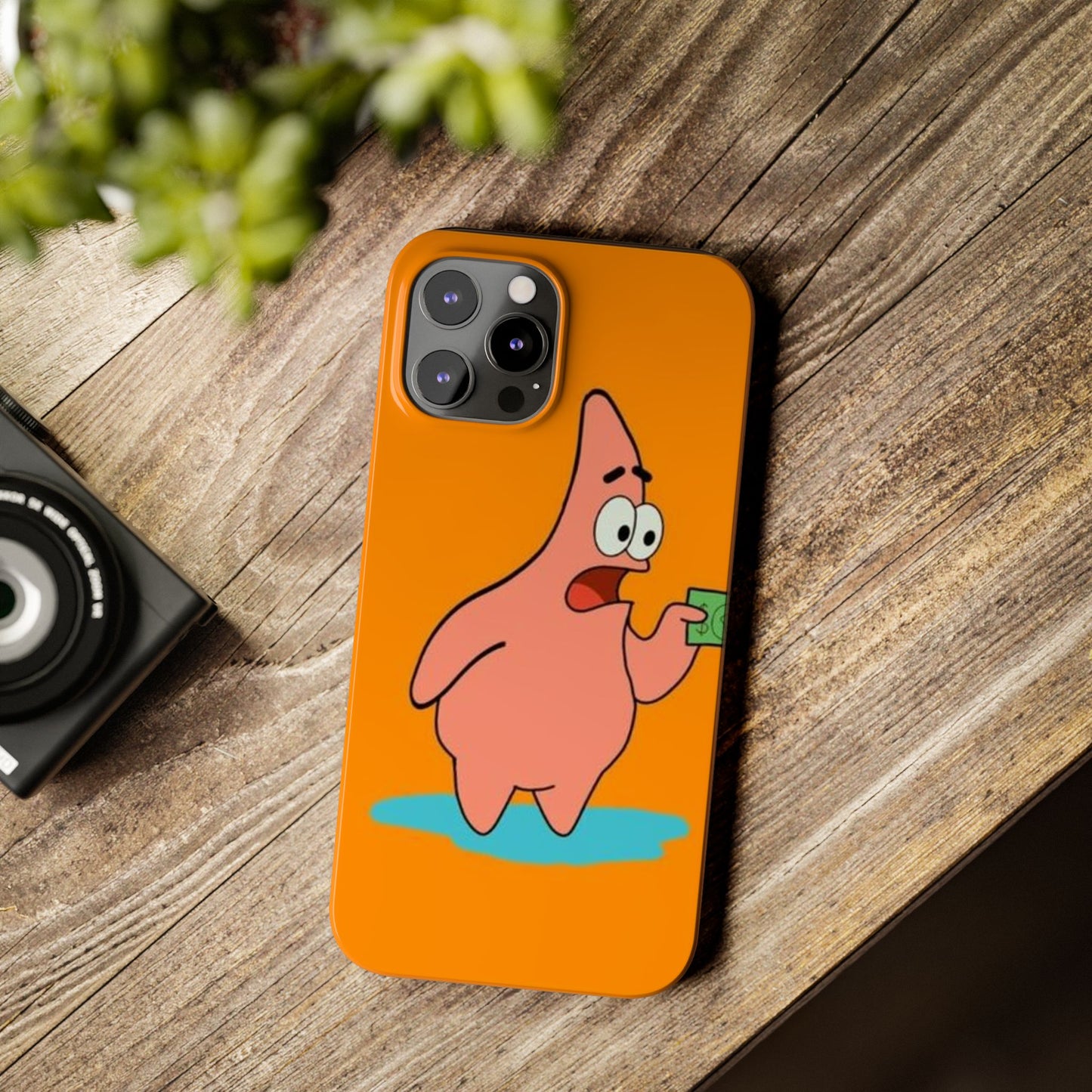 Funny Slim Phone Case with Patrick Star Design - Cute Cartoon Accessory for Phone Lovers