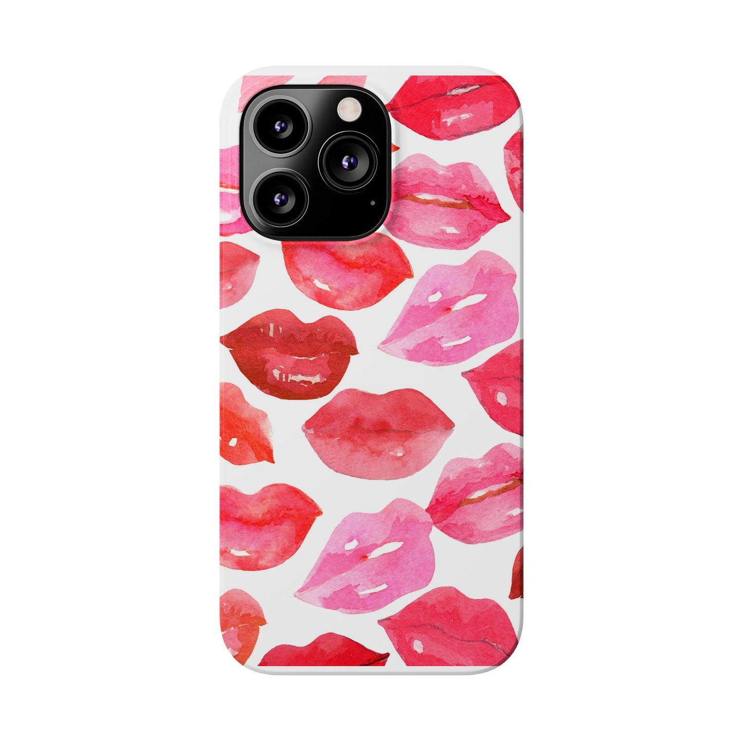 Romantic Kiss Lip Design Slim Phone Case - Perfect Gift for Valentine's Day