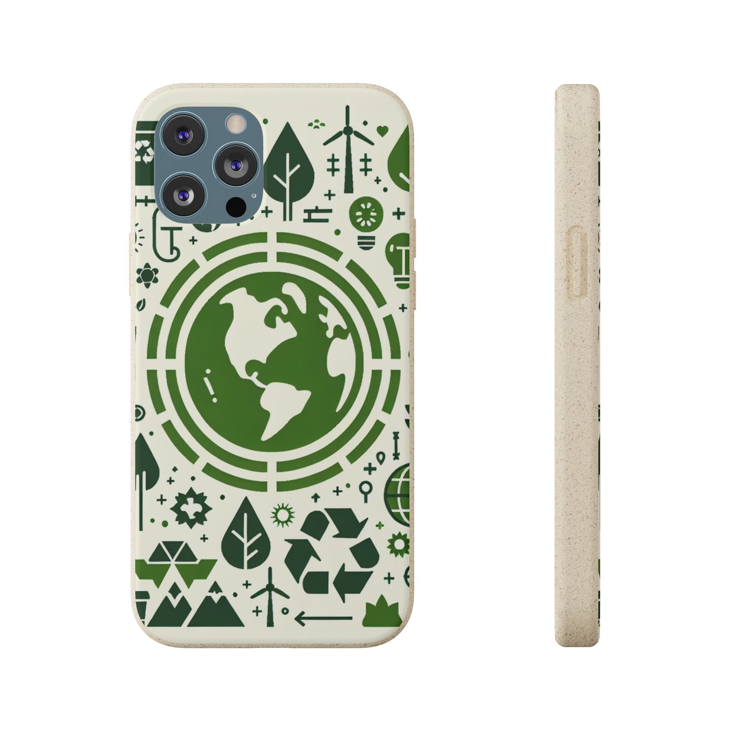 Eco-Friendly Biodegradable Phone Case - Earth & Nature Design