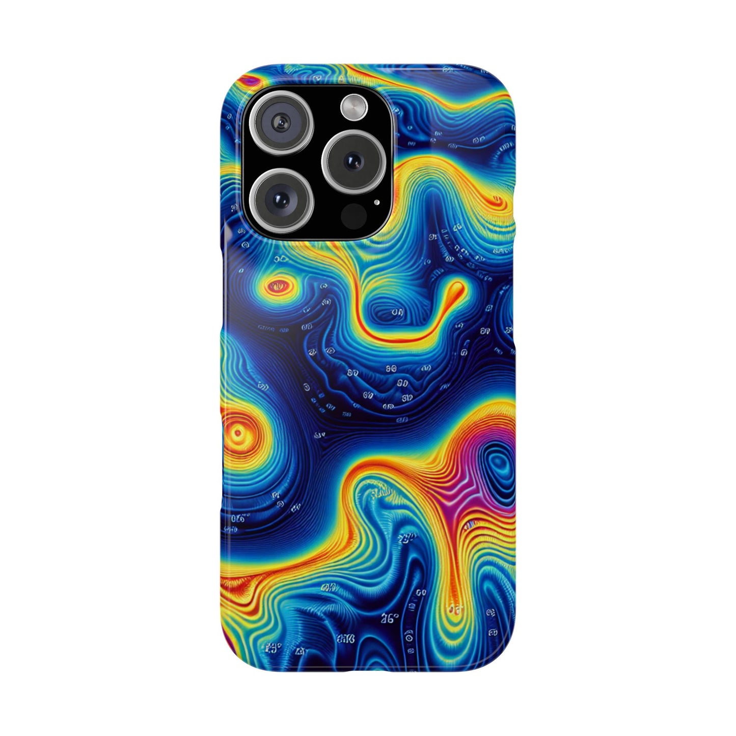 Thermal islands Phone Case - Colorful Geometric Design for Art Lovers