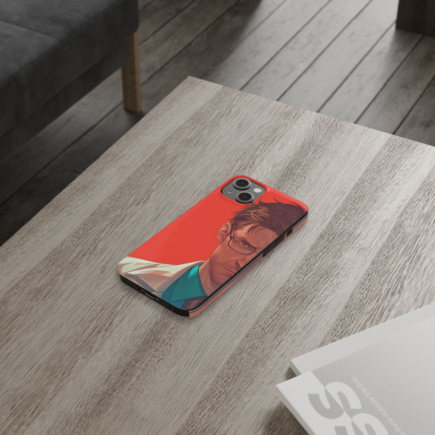 Stylish Slim Phone Case featuring Bold Artistic Design