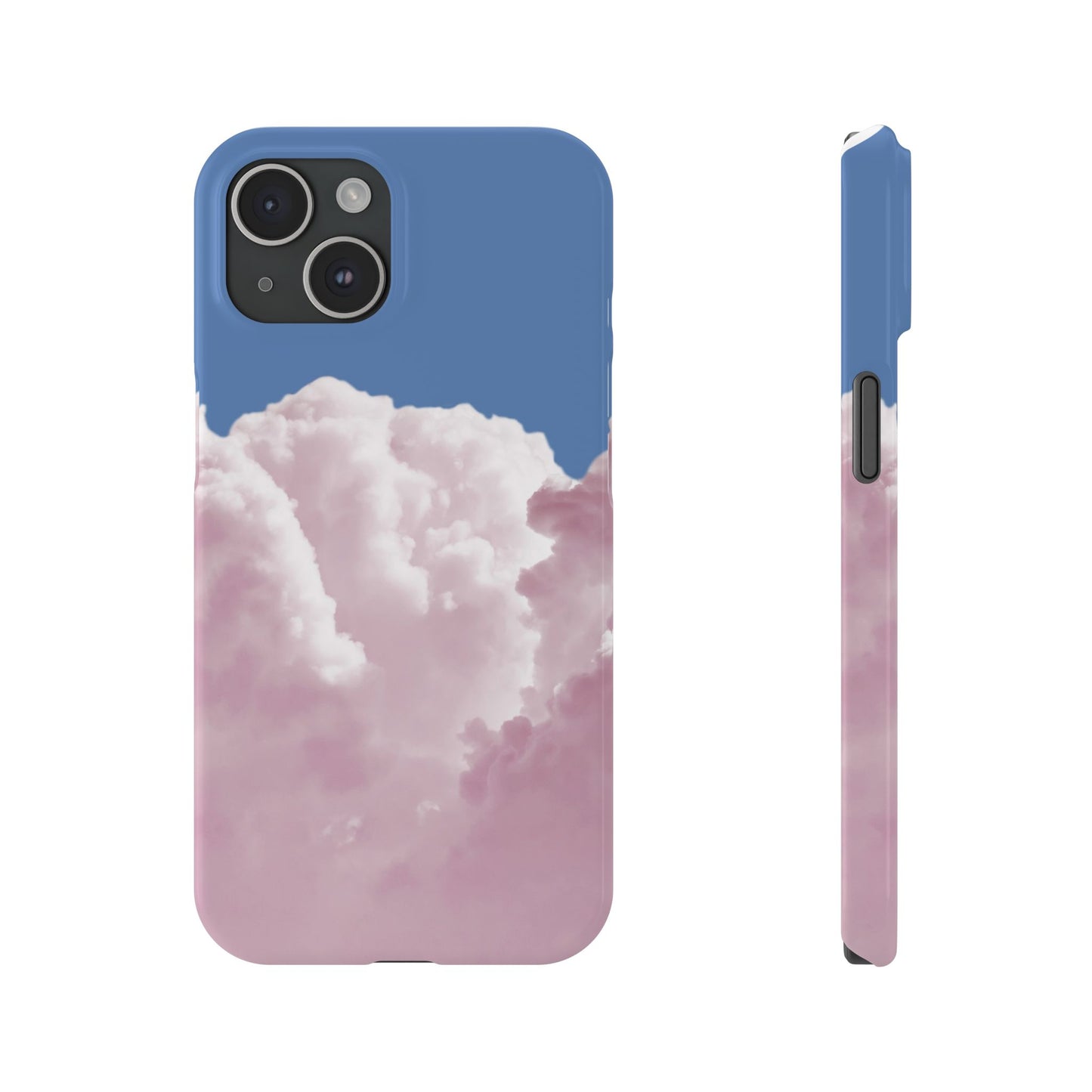 Pastel Cloud Slim Phone Case - Aesthetic Phone Accessory for Dreamers