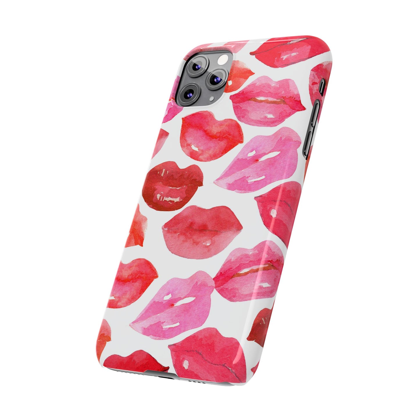 Romantic Kiss Lip Design Slim Phone Case - Perfect Gift for Valentine's Day