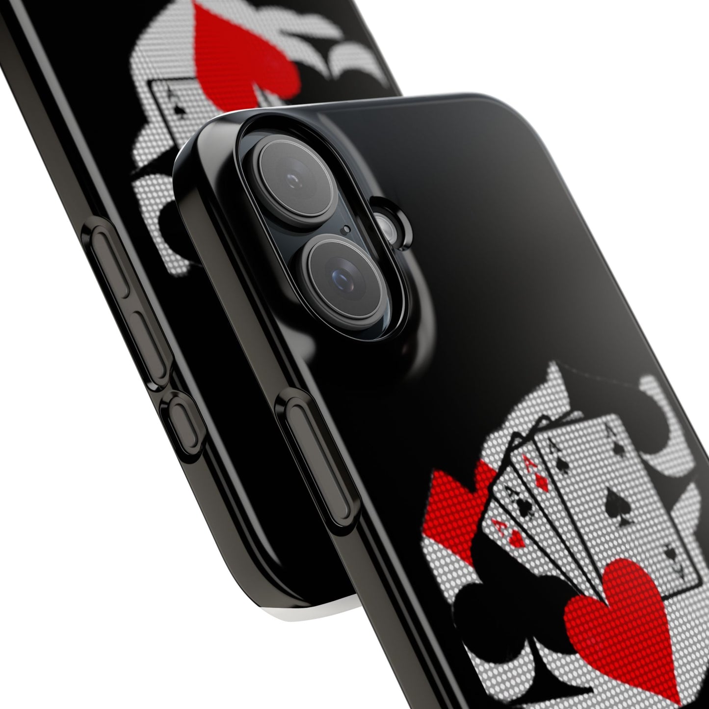 Stylish Slim Phone Case with Poker Design - Perfect for Gamers and Card Enthusiasts