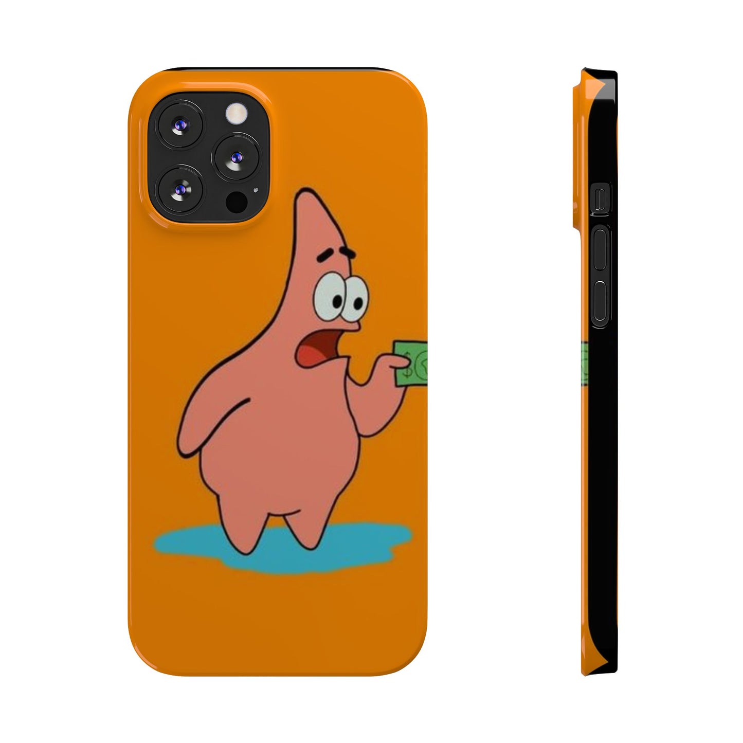 Funny Slim Phone Case with Patrick Star Design - Cute Cartoon Accessory for Phone Lovers