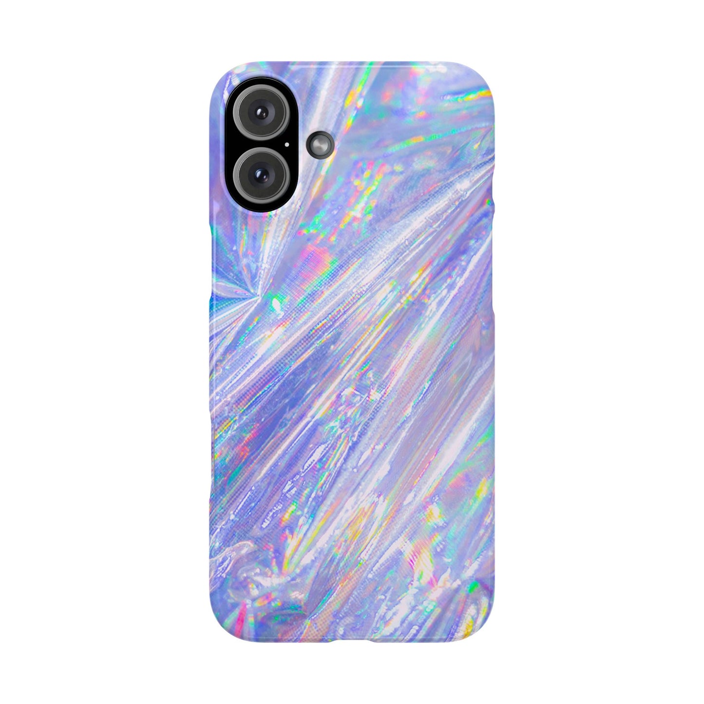 Iridescent Slim Phone Case - Holographic Design for Trendy Protection