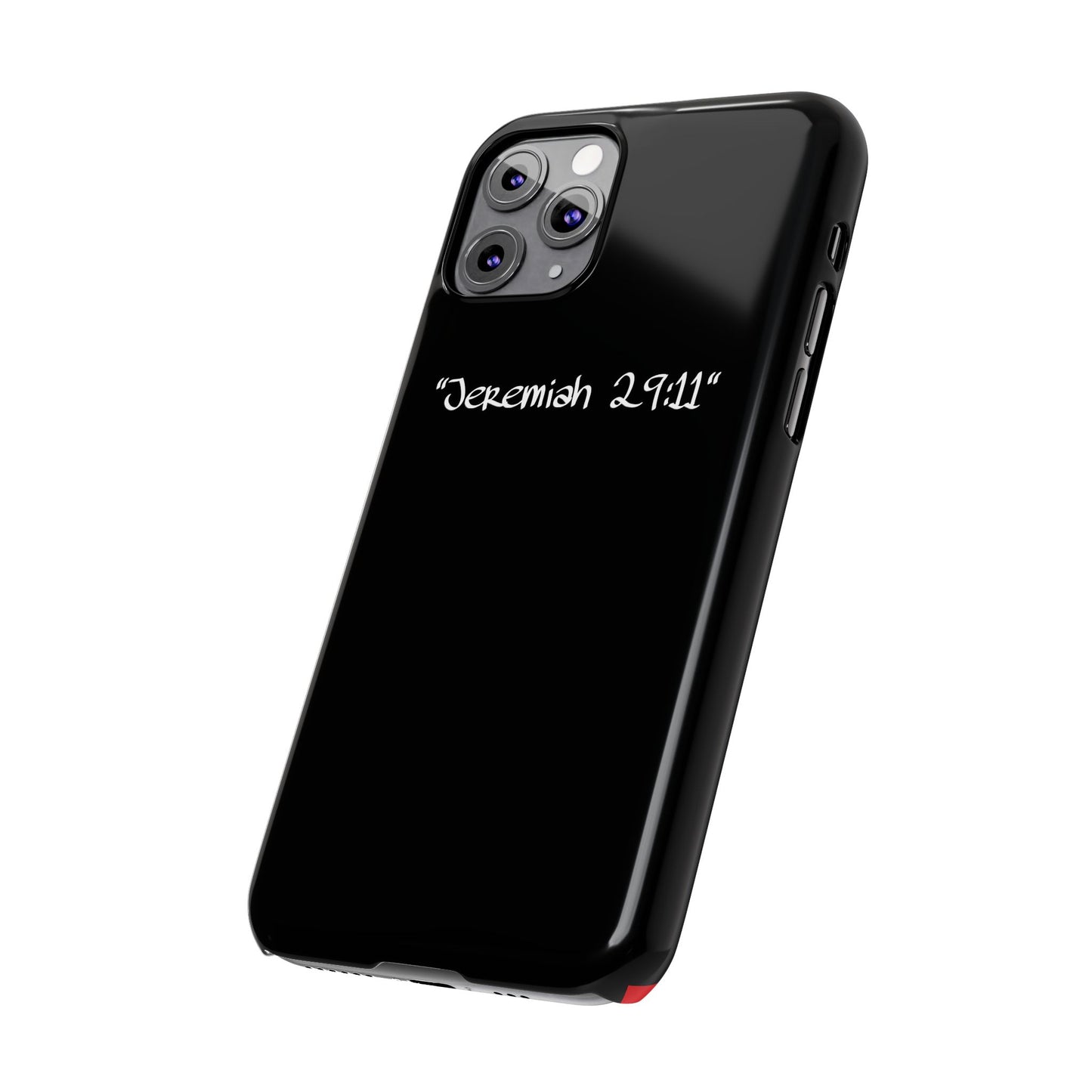 Bible verse "Jeremiah 29:11"- iPhone Case