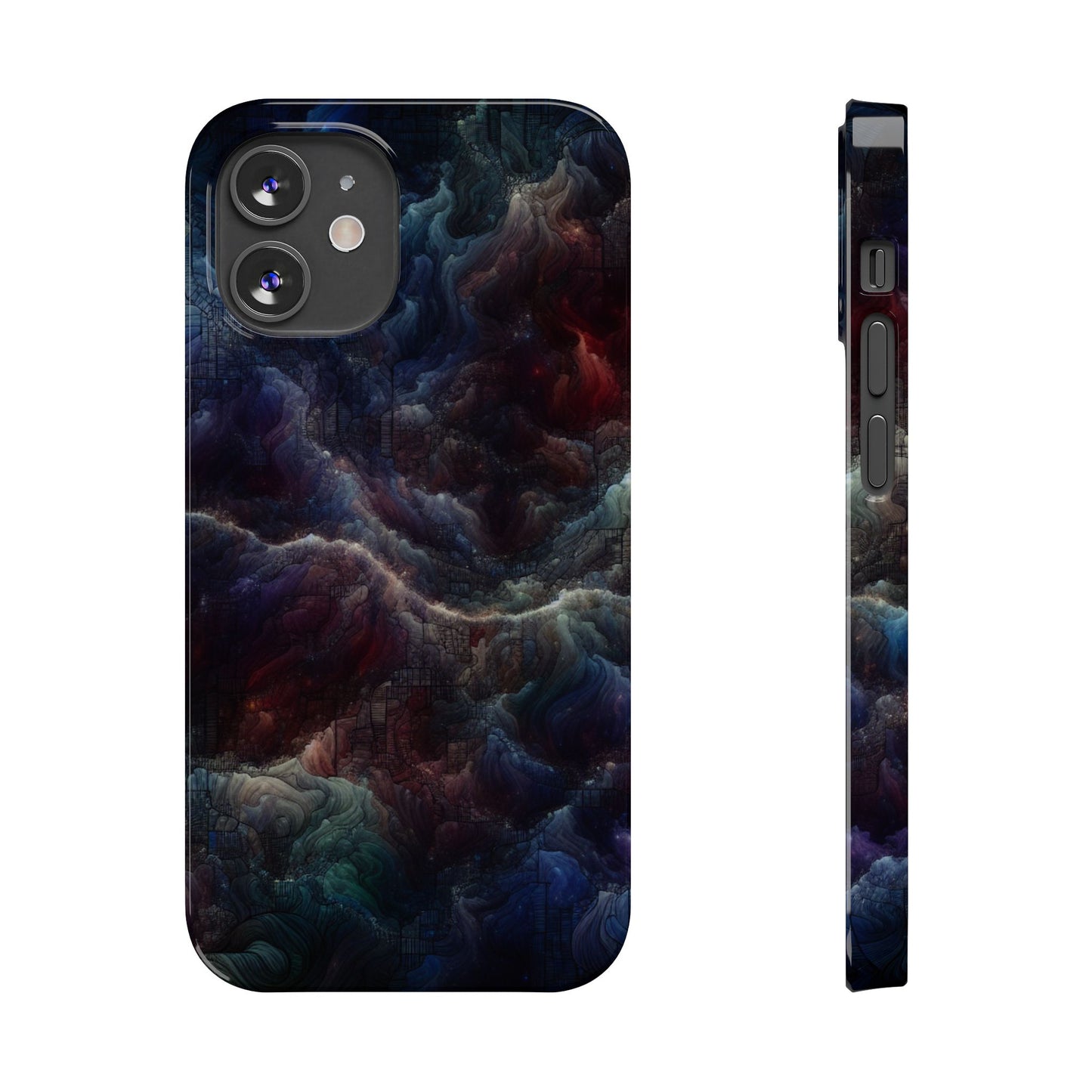 Cosmic Swirl Slim Phone Case - Protect Your Device in Style