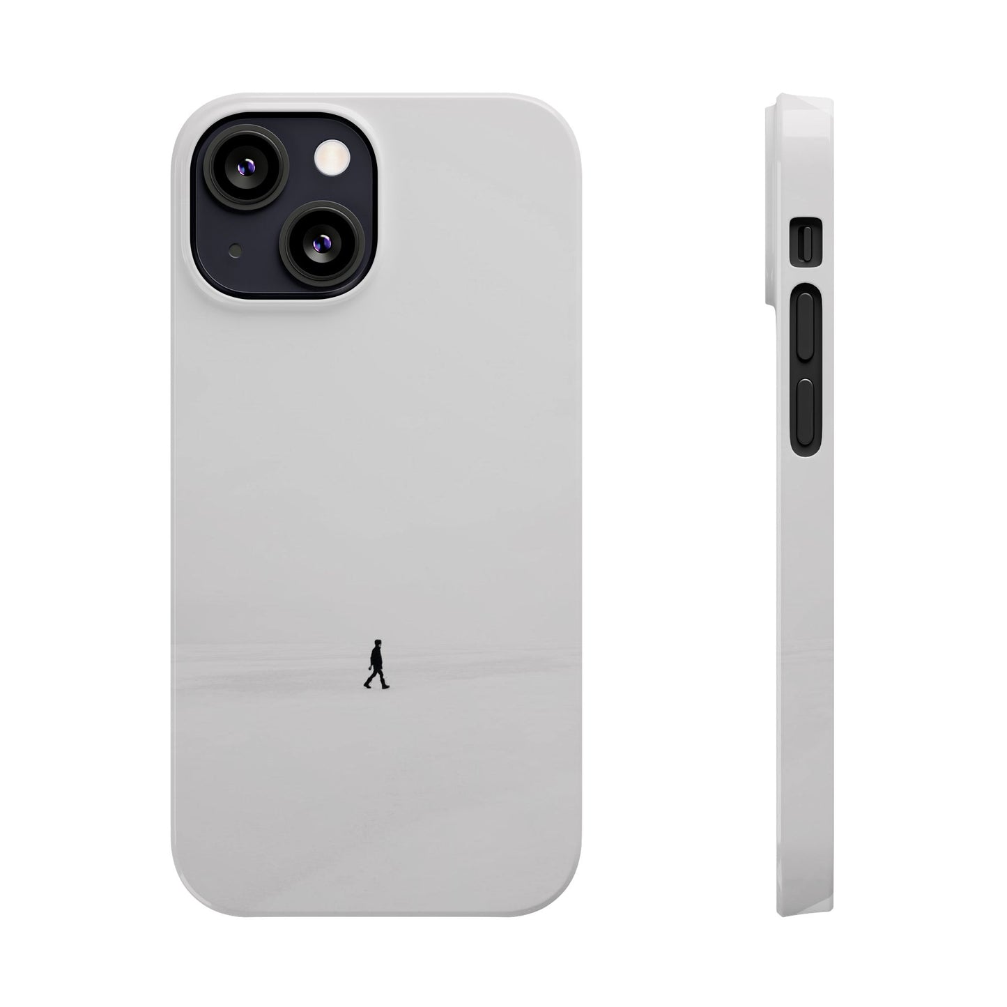 Minimalist Slim Phone Case - Serenity Walk Design