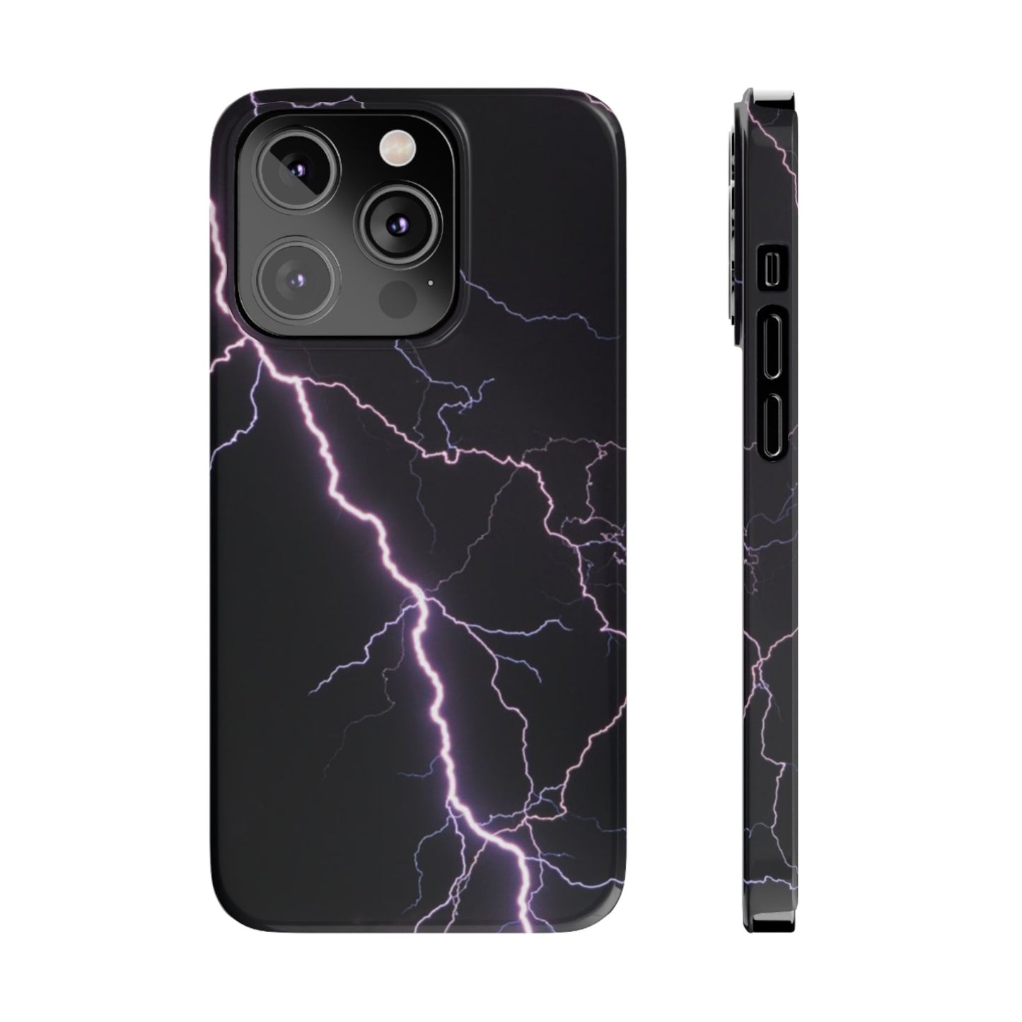 Lightning Bolt Slim Phone Case - Edgy, Stylish Protection for Your Device