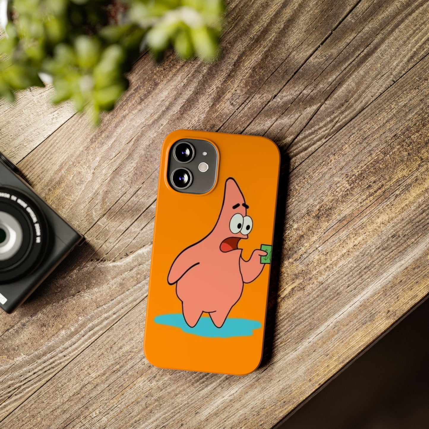 Funny Slim Phone Case with Patrick Star Design - Cute Cartoon Accessory for Phone Lovers