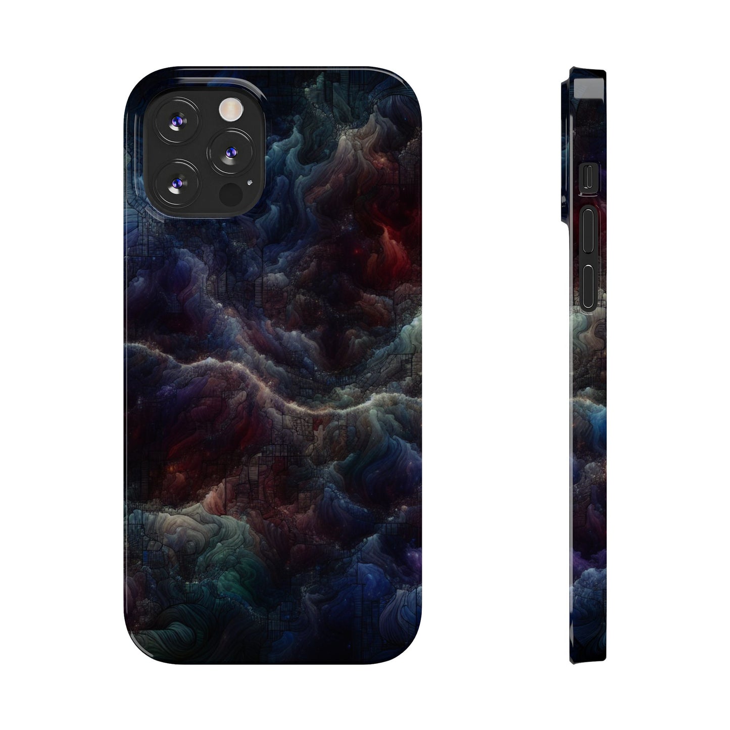 Cosmic Swirl Slim Phone Case - Protect Your Device in Style