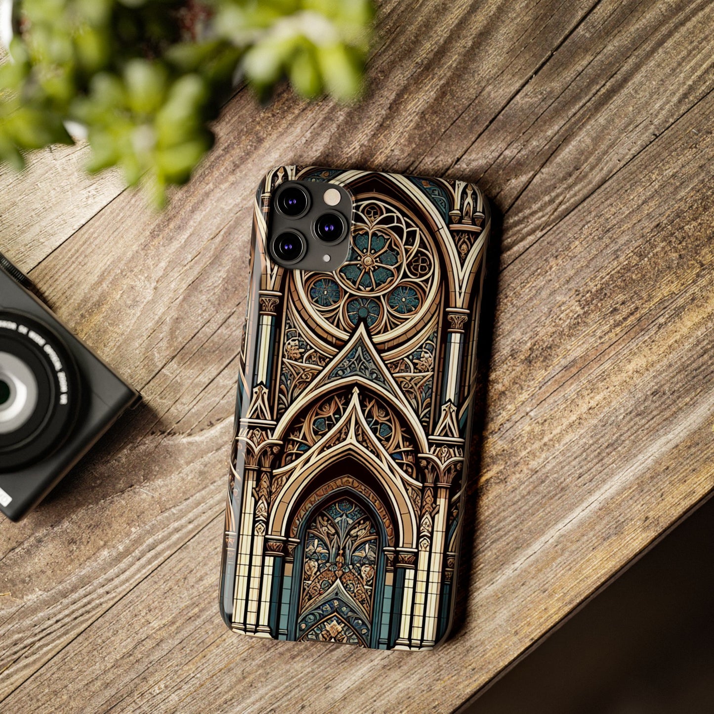 Stylish Cchurch pattern design - iPhone case