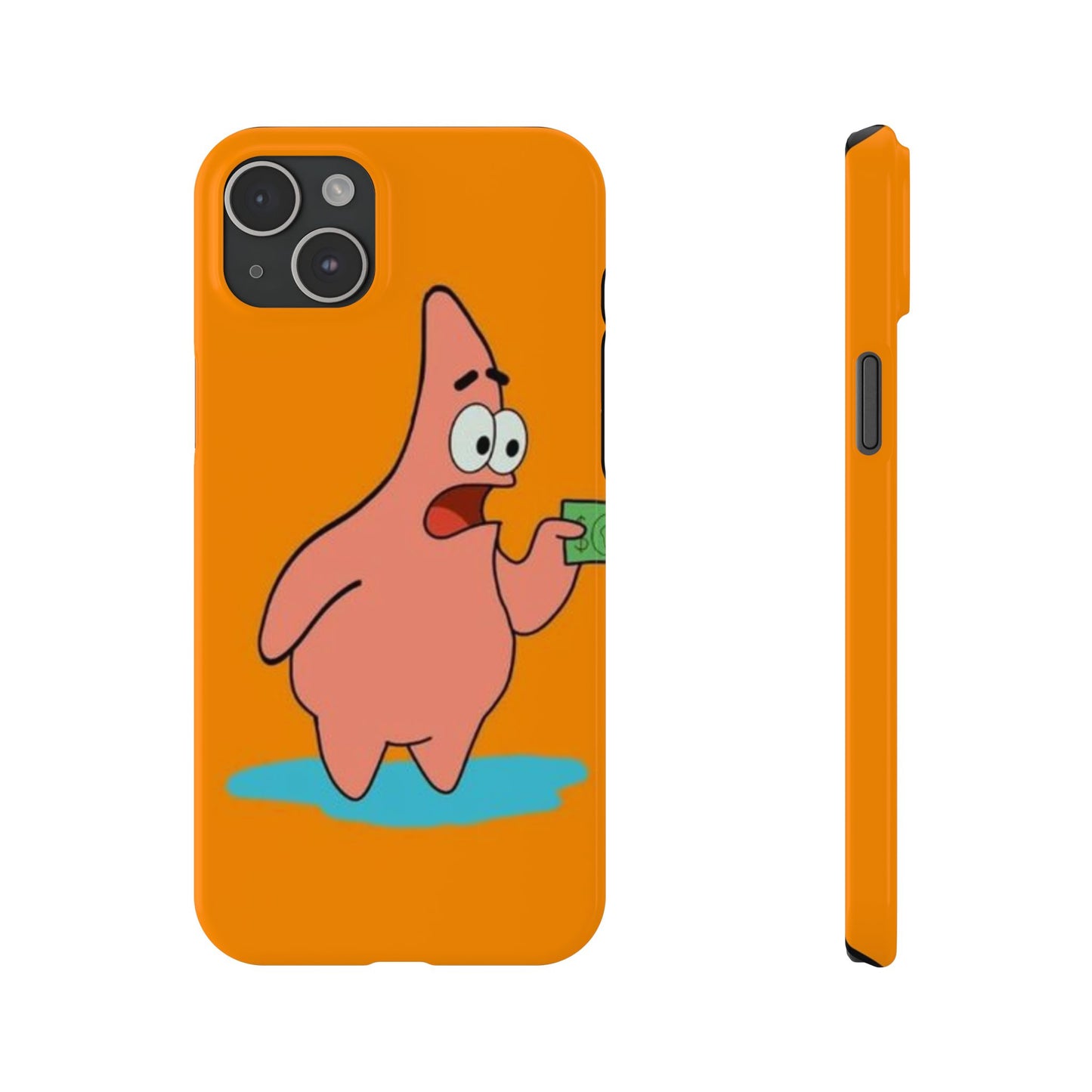 Funny Slim Phone Case with Patrick Star Design - Cute Cartoon Accessory for Phone Lovers