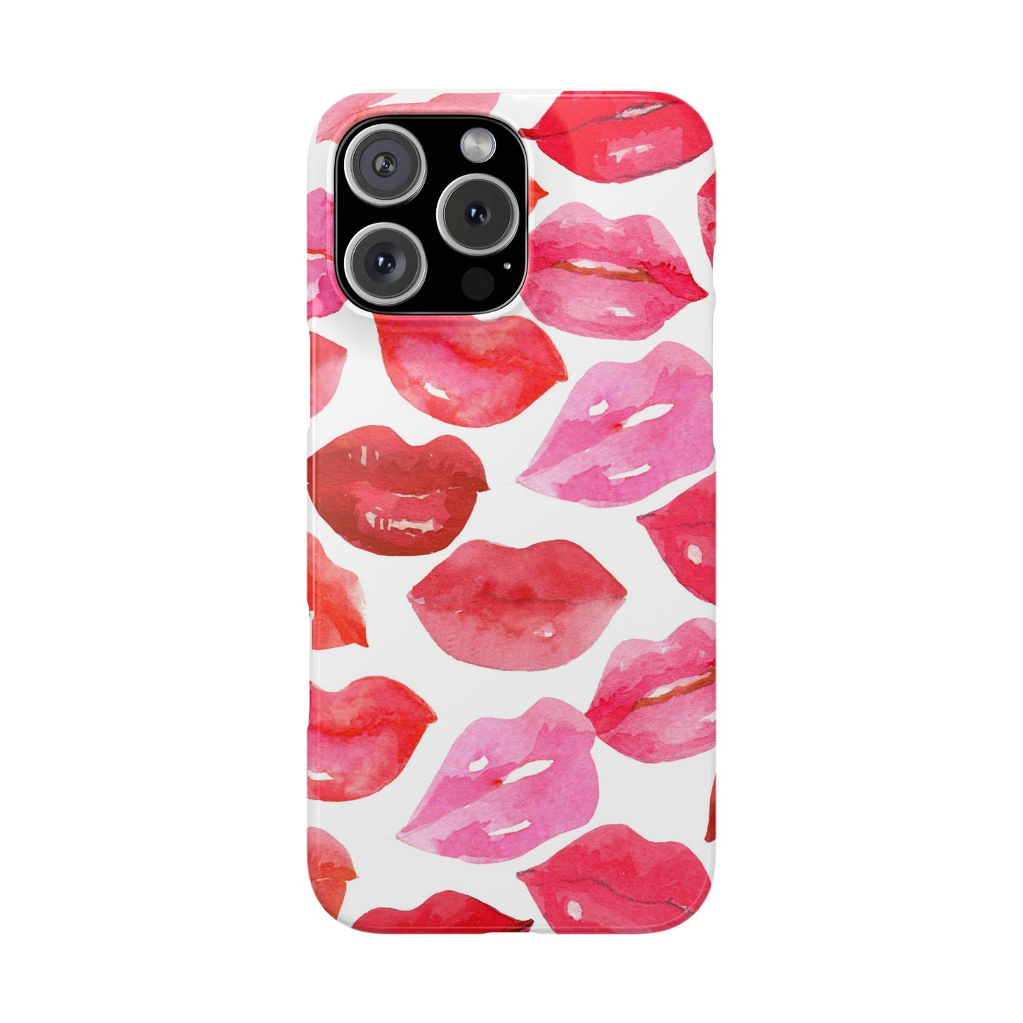 Romantic Kiss Lip Design Slim Phone Case - Perfect Gift for Valentine's Day