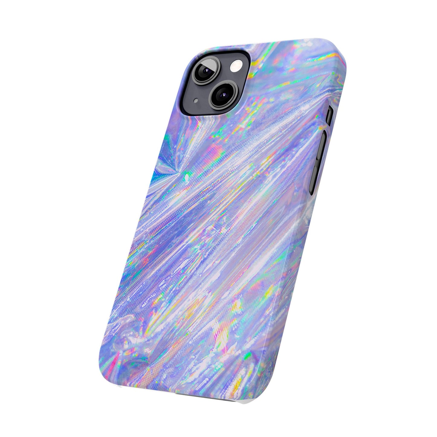 Iridescent Slim Phone Case - Holographic Design for Trendy Protection