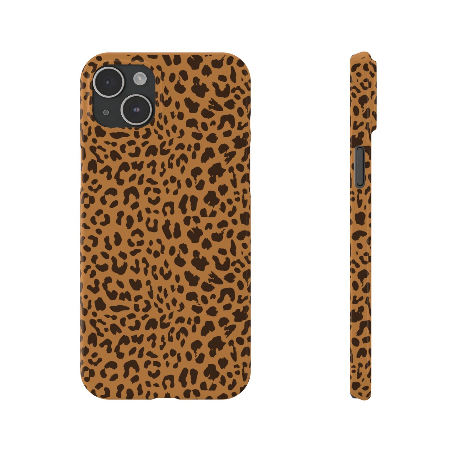 Sleek Leopard Print Slim Phone Case - Stylish & Durable Protection