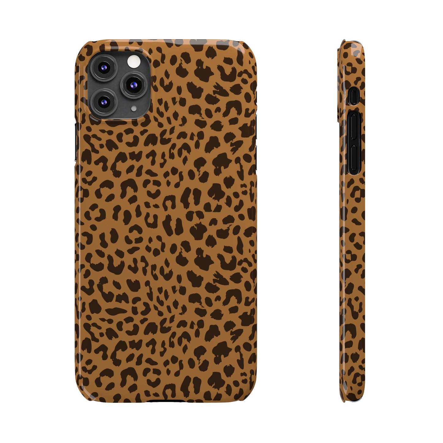 Sleek Leopard Print Slim Phone Case - Stylish & Durable Protection