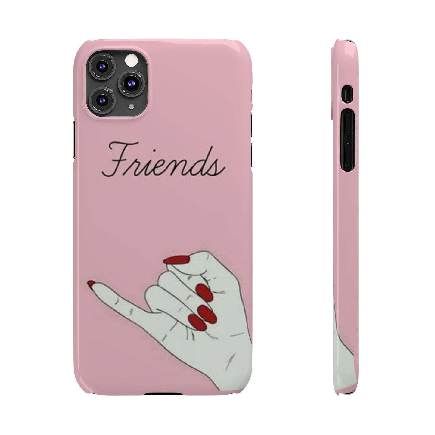 Stylish Slim Phone Case - 'Friends' Design - Perfect Gift for Besties