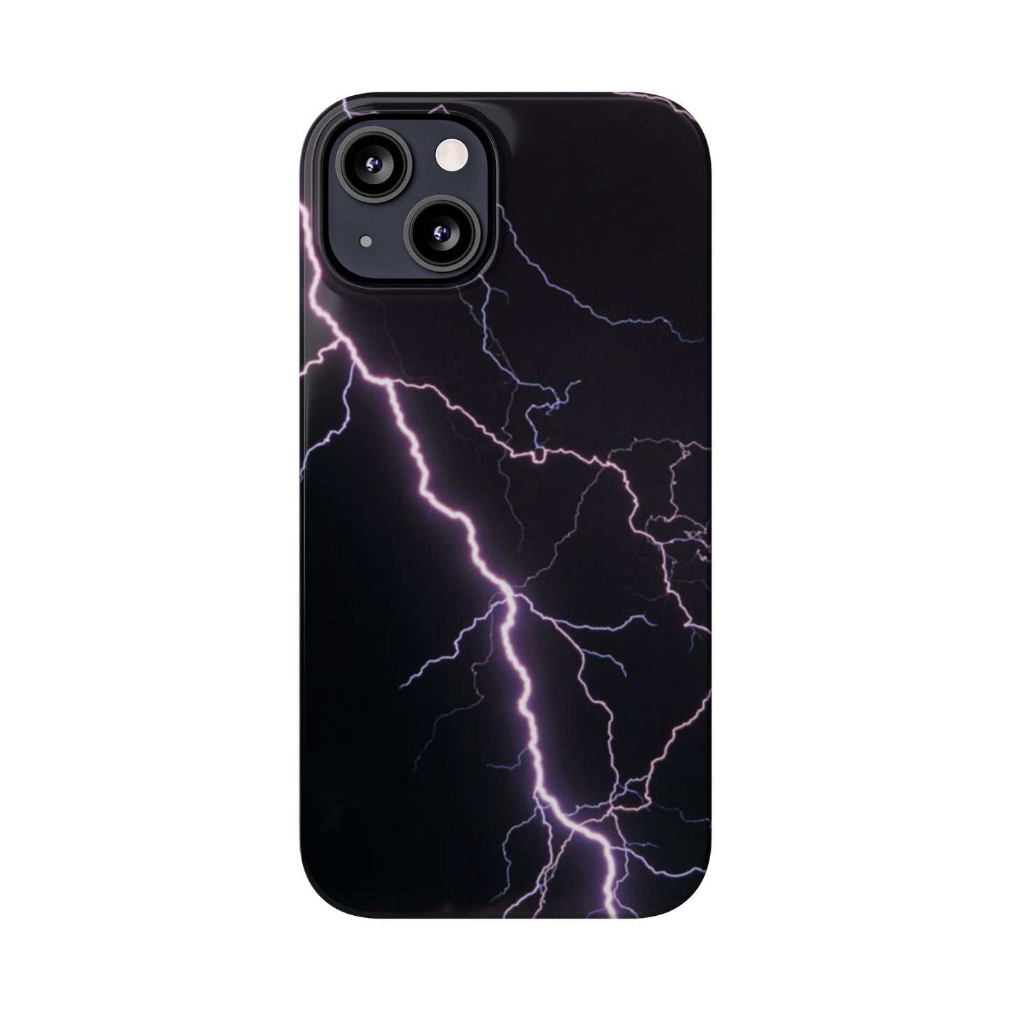 Lightning Bolt Slim Phone Case - Edgy, Stylish Protection for Your Device