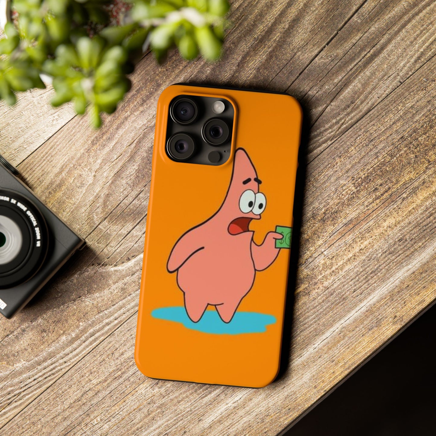 Funny Slim Phone Case with Patrick Star Design - Cute Cartoon Accessory for Phone Lovers