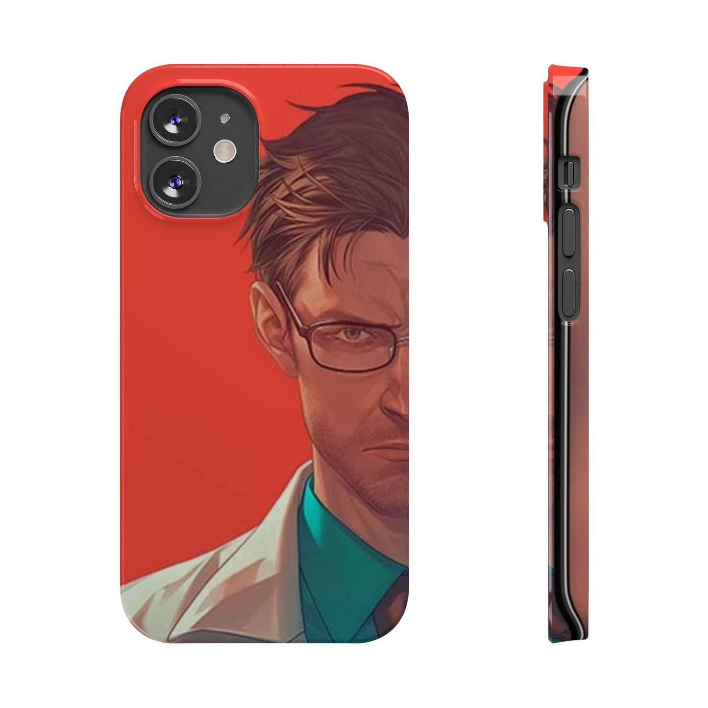 Stylish Slim Phone Case featuring Bold Artistic Design