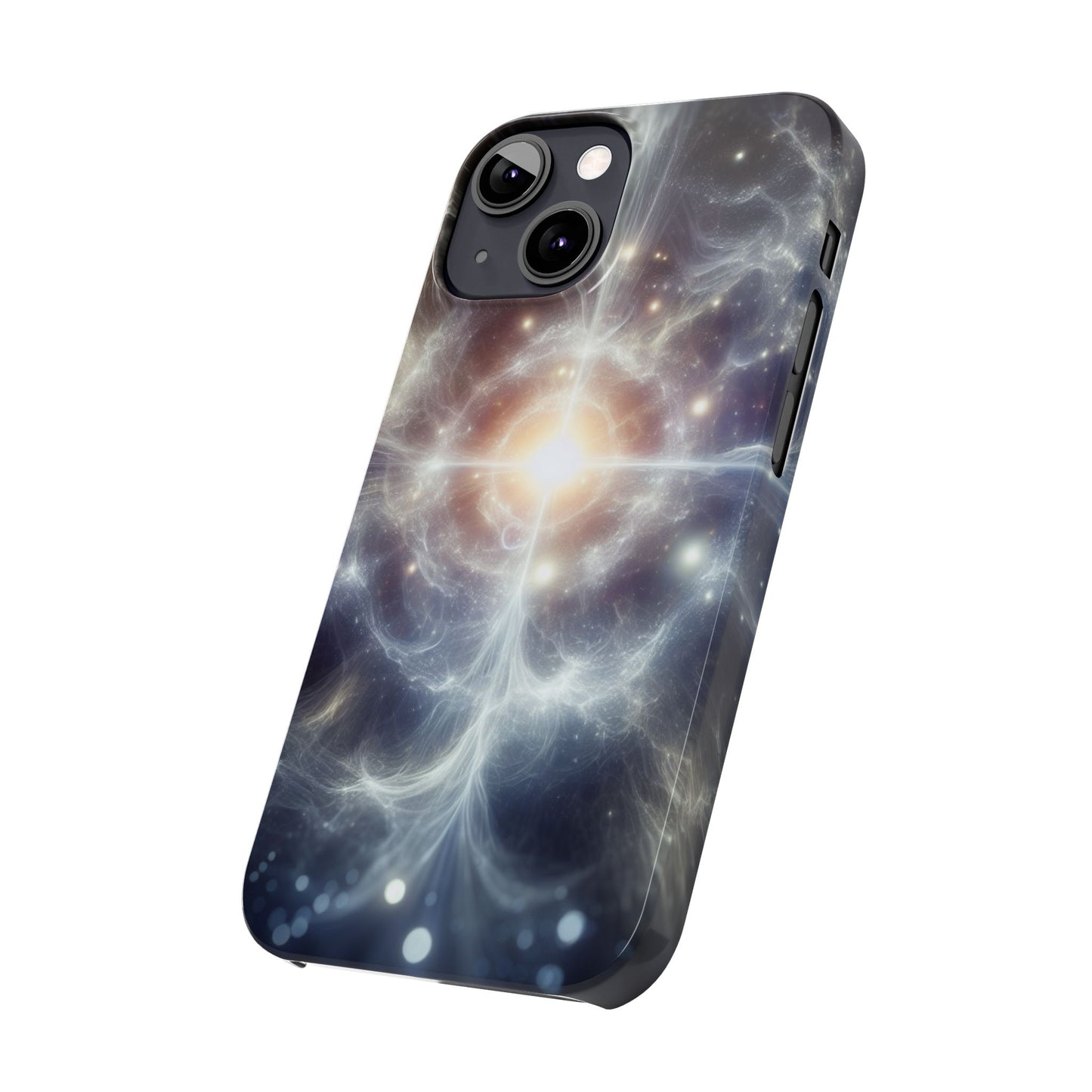 Cosmic Energy Slim Phone Case – Galaxy Design for Astronomy Lovers