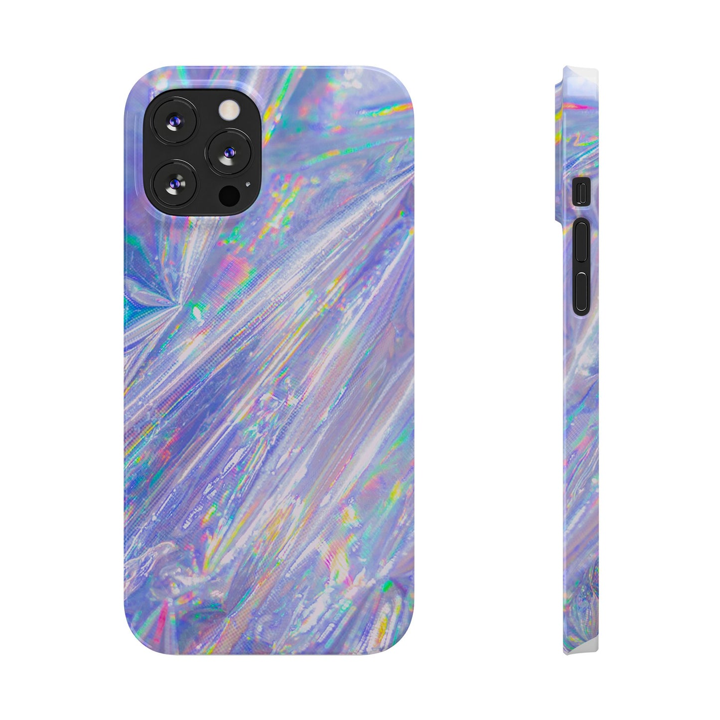 Iridescent Slim Phone Case - Holographic Design for Trendy Protection