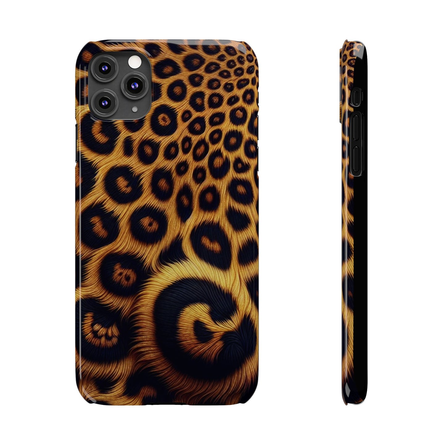 "New" Leopard Print Slim Phone Case - Trendy Animal Design