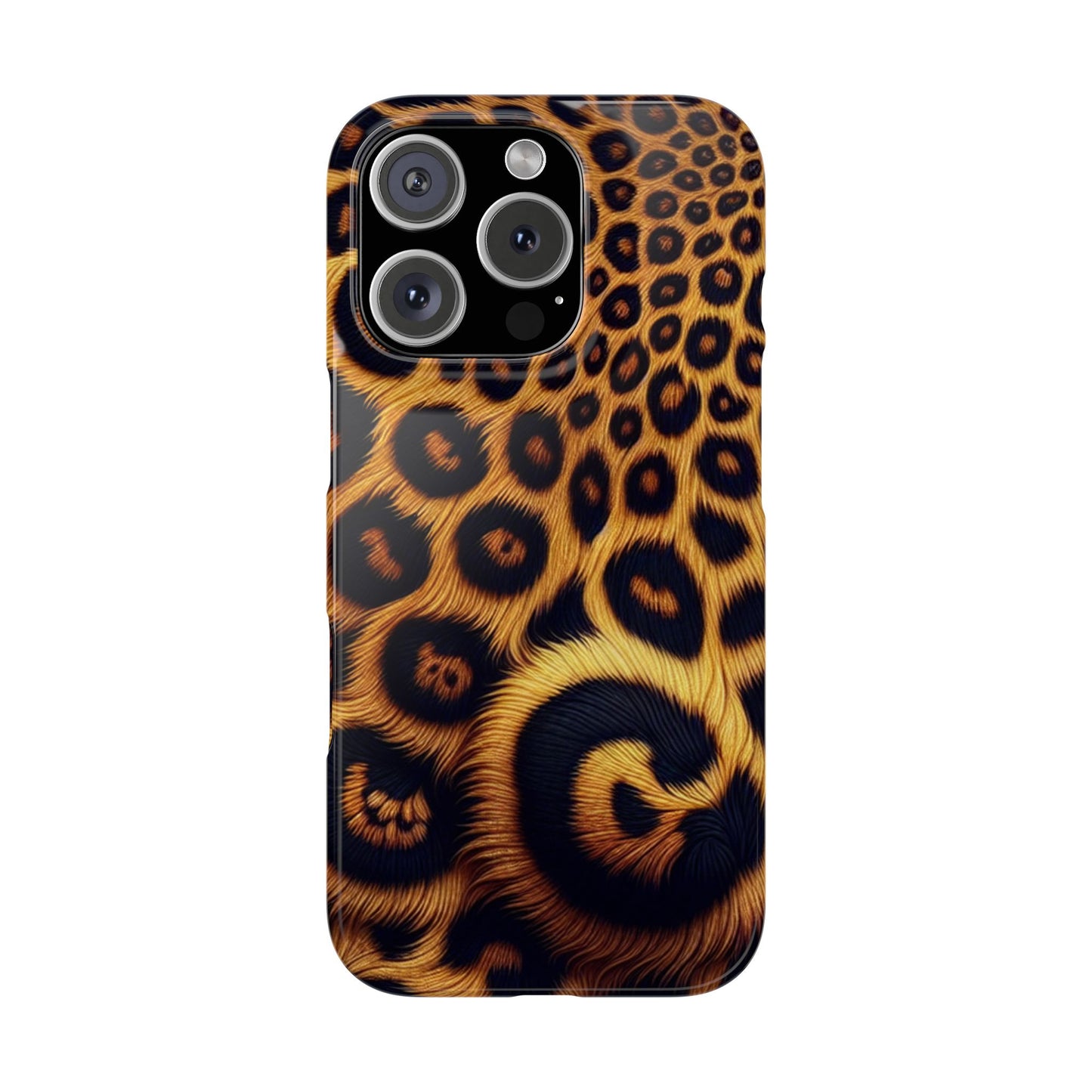 "New" Leopard Print Slim Phone Case - Trendy Animal Design