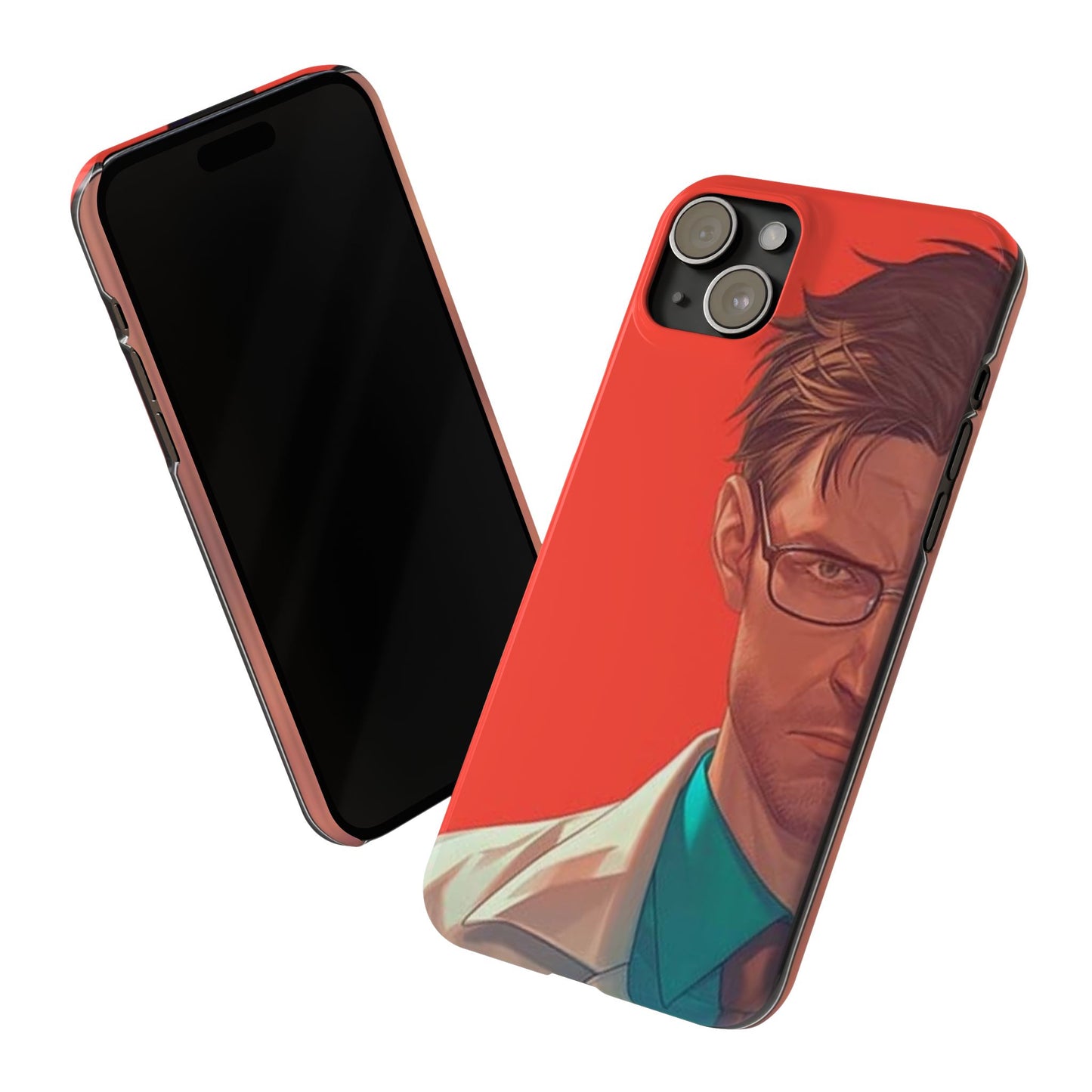 Stylish Slim Phone Case featuring Bold Artistic Design