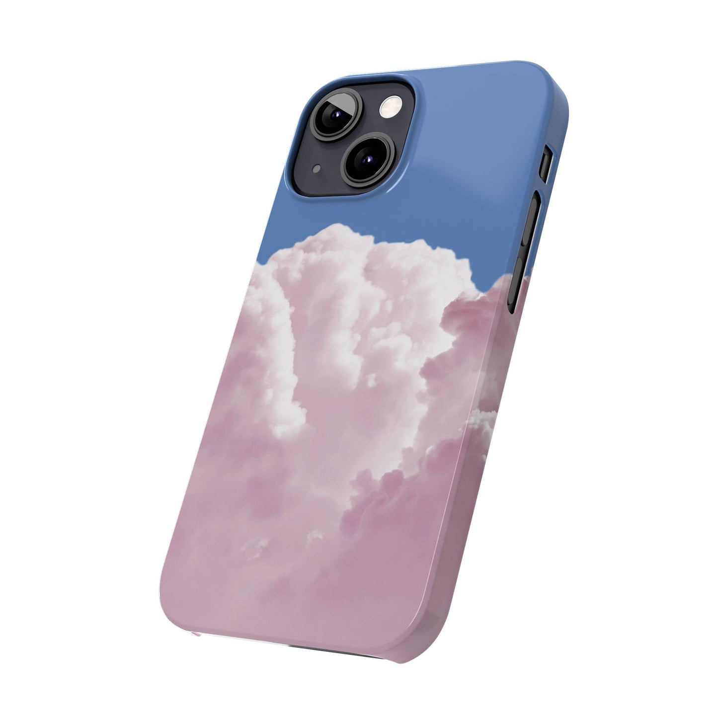 Pastel Cloud Slim Phone Case - Aesthetic Phone Accessory for Dreamers