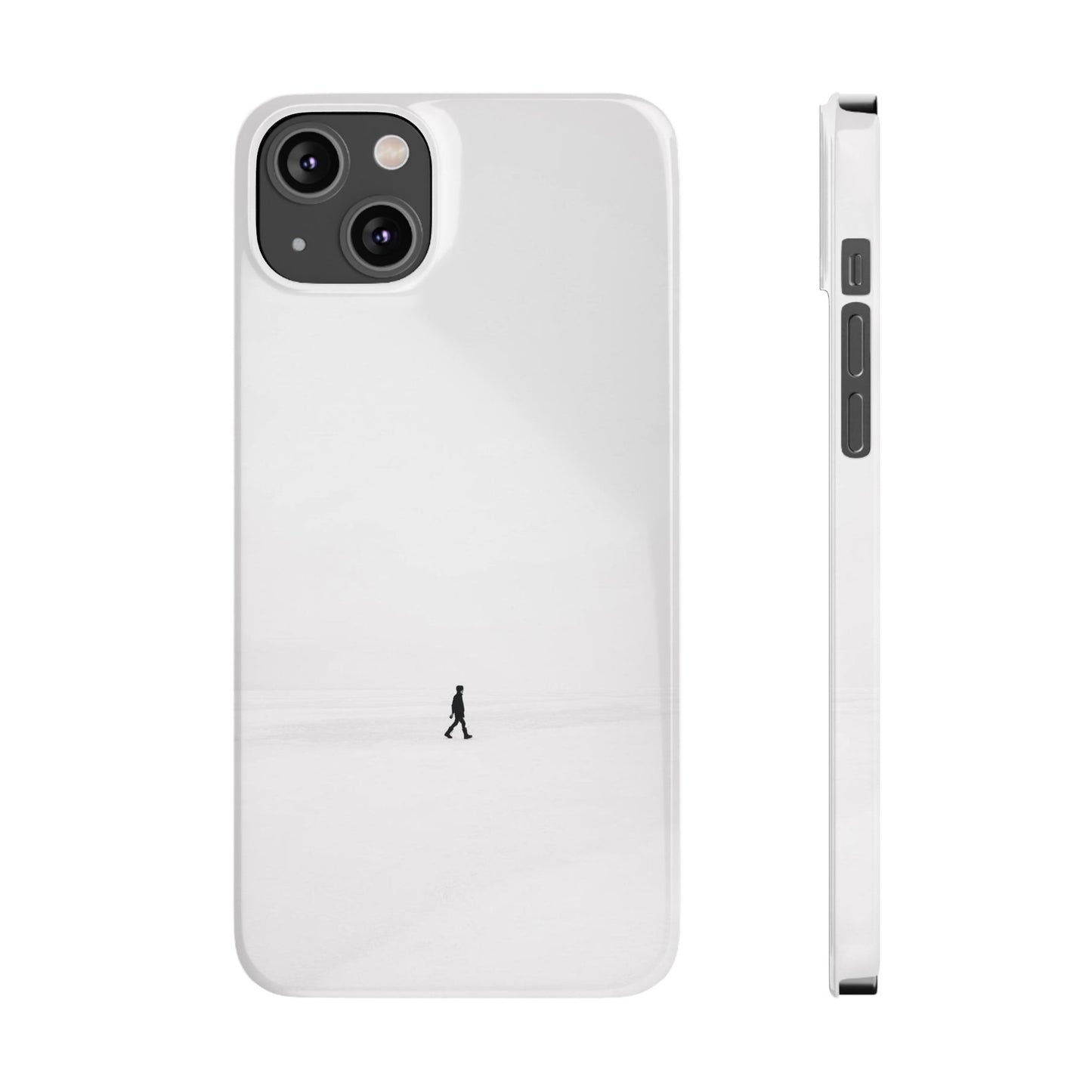 Minimalist Slim Phone Case - Serenity Walk Design