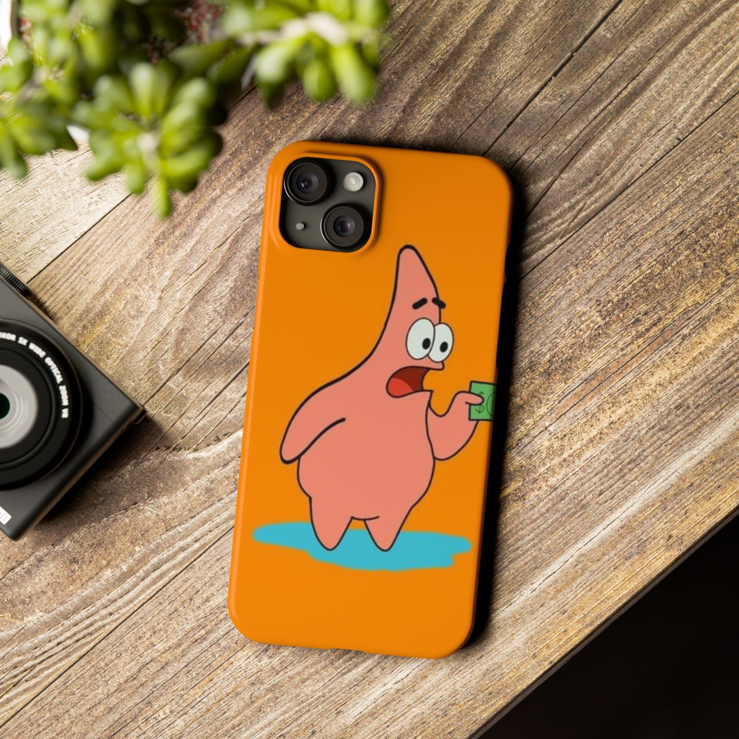 Funny Slim Phone Case with Patrick Star Design - Cute Cartoon Accessory for Phone Lovers