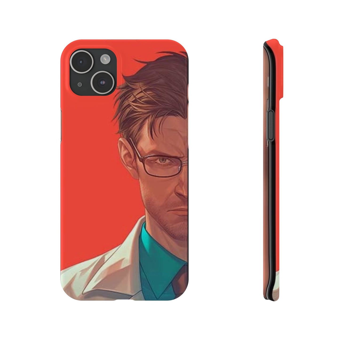 Stylish Slim Phone Case featuring Bold Artistic Design