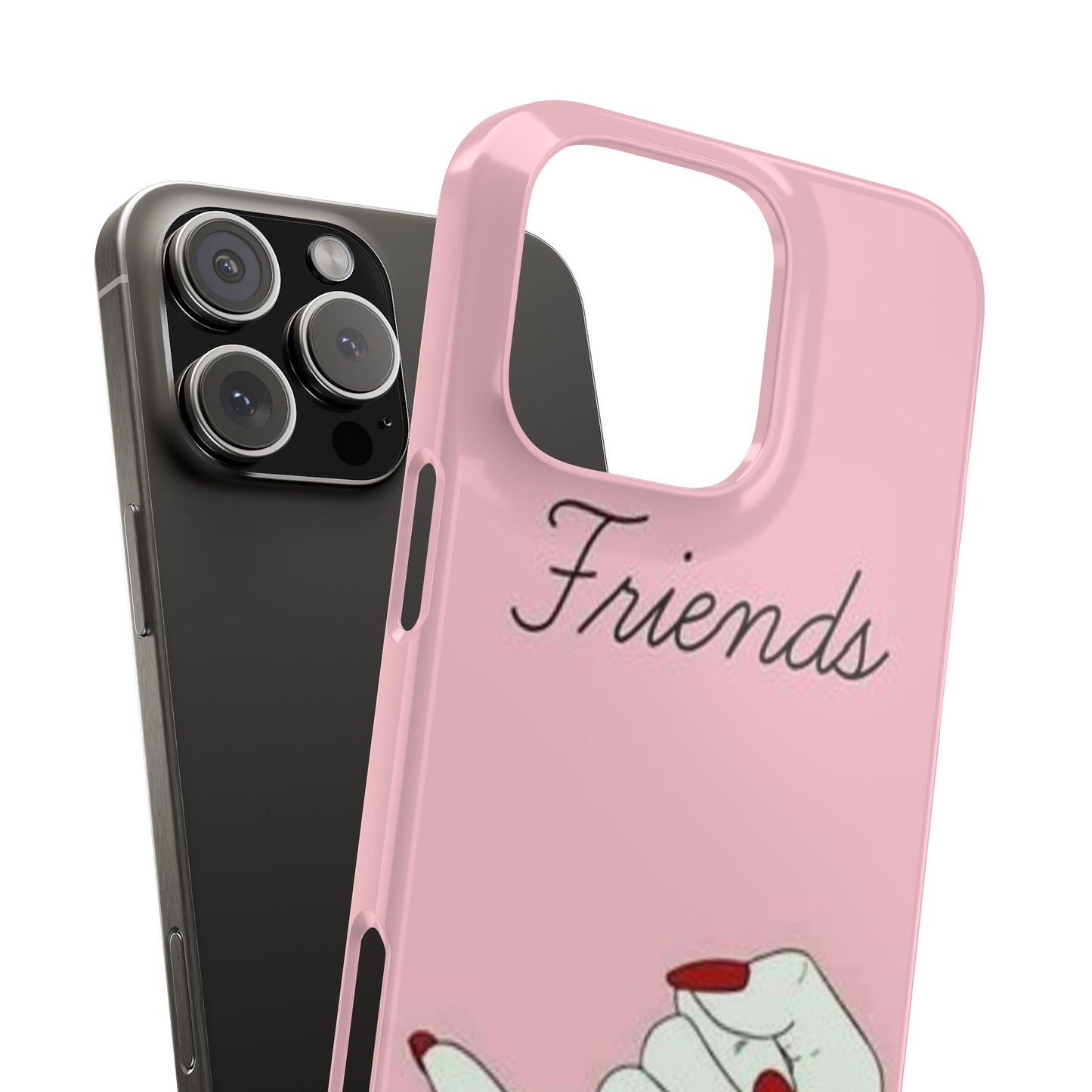 Stylish Slim Phone Case - 'Friends' Design - Perfect Gift for Besties