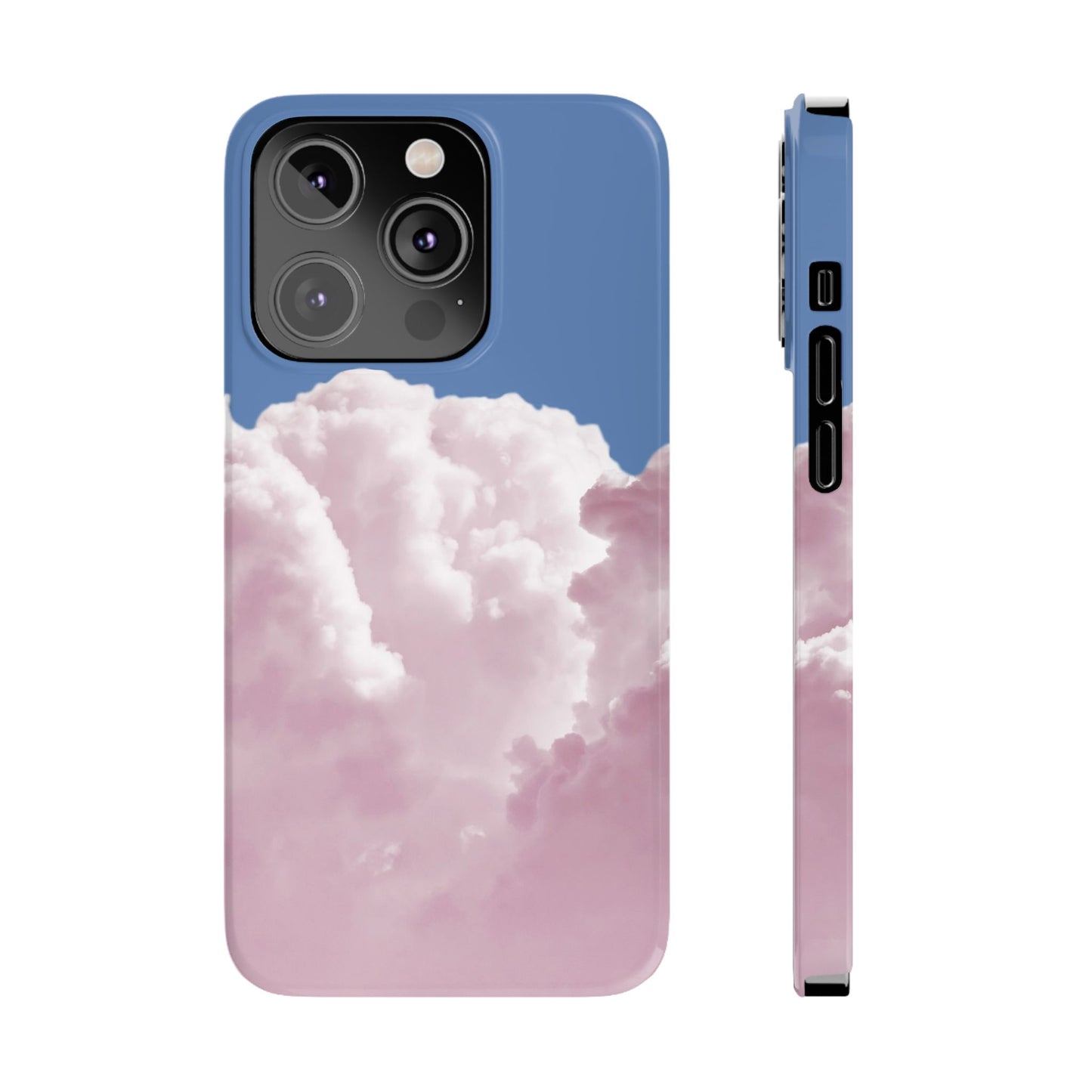 Pastel Cloud Slim Phone Case - Aesthetic Phone Accessory for Dreamers