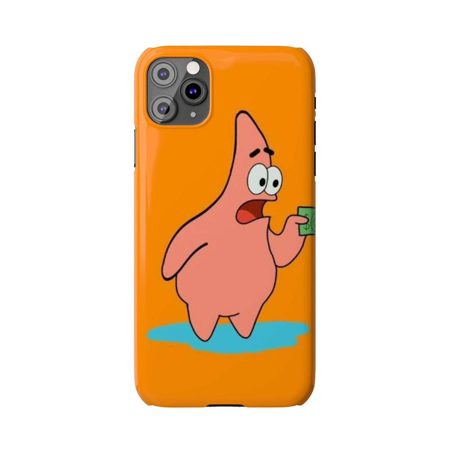 Funny Slim Phone Case with Patrick Star Design - Cute Cartoon Accessory for Phone Lovers