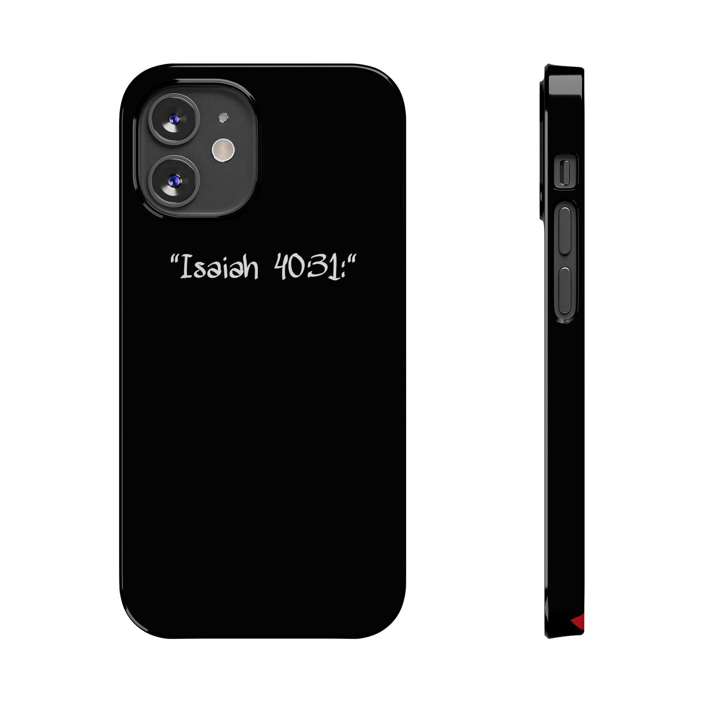 Bible verse "Isaiah 40.31:" - Iphone Case