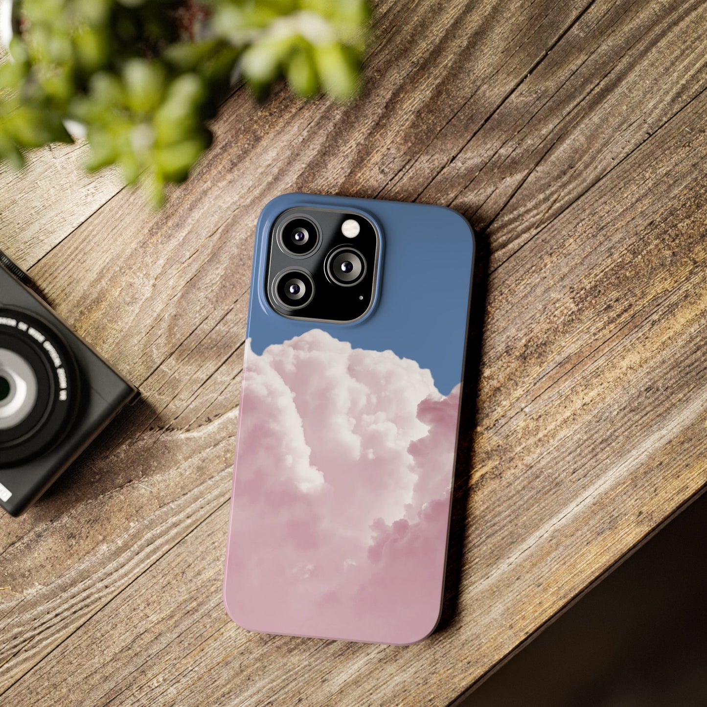 Pastel Cloud Slim Phone Case - Aesthetic Phone Accessory for Dreamers