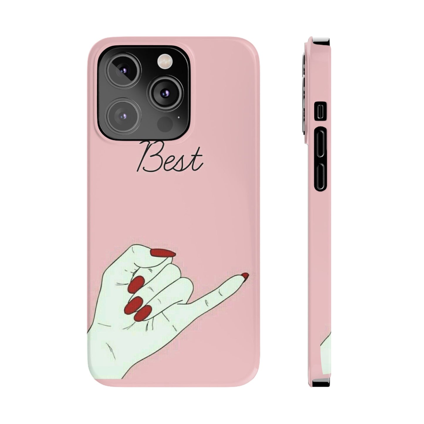 Best Slim Phone Case – Chic Nail Art Design for Trendsetters