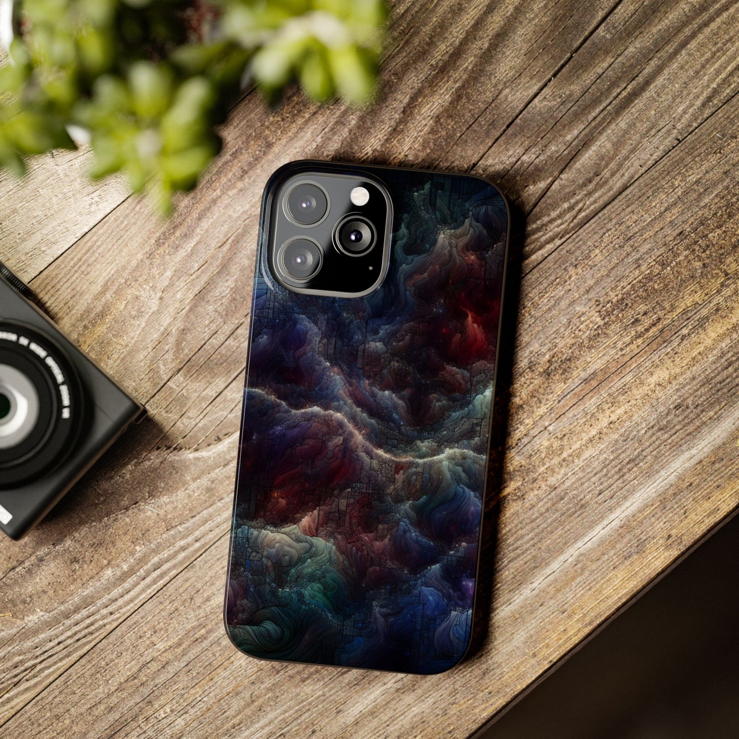 Cosmic Swirl Slim Phone Case - Protect Your Device in Style