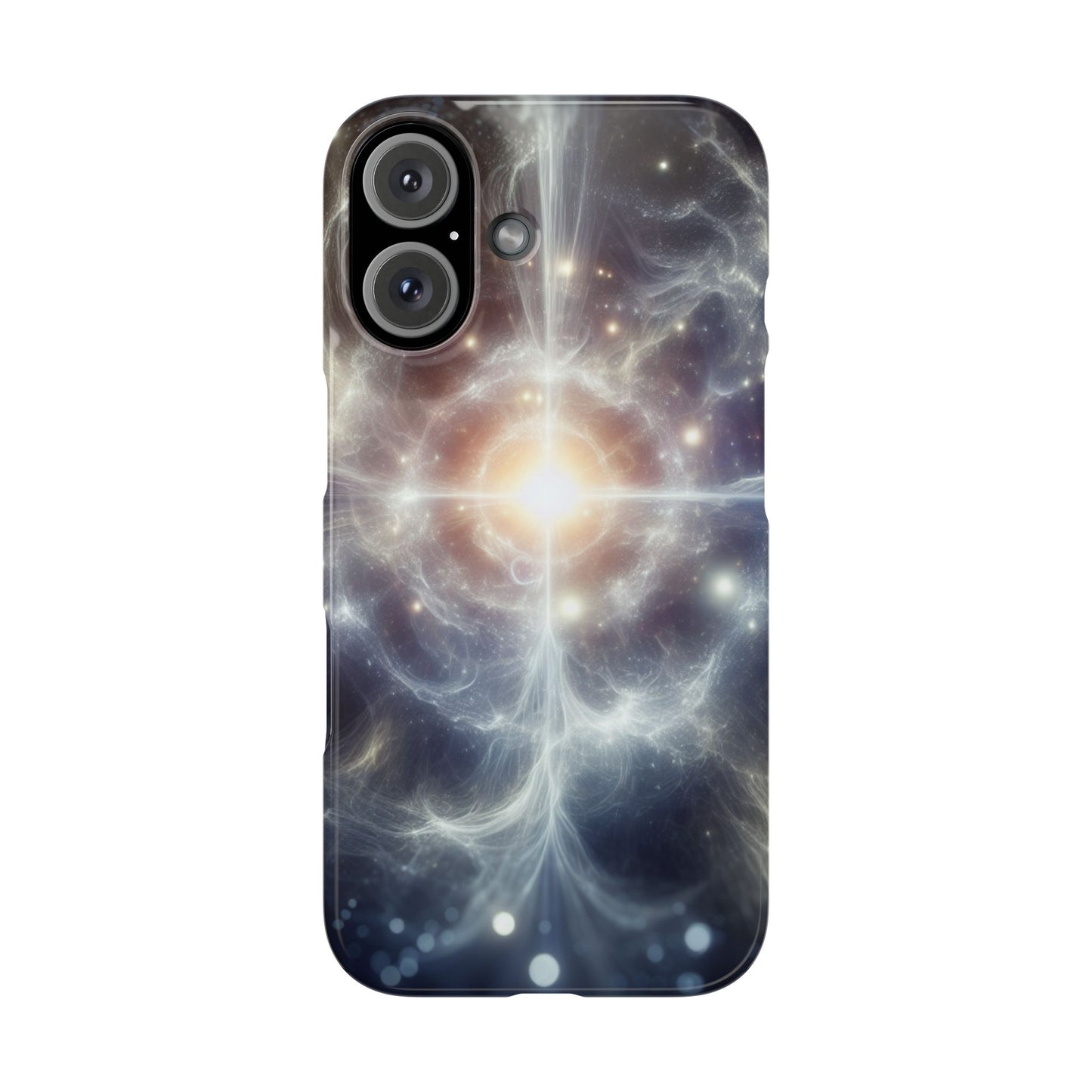 Cosmic Energy Slim Phone Case – Galaxy Design for Astronomy Lovers