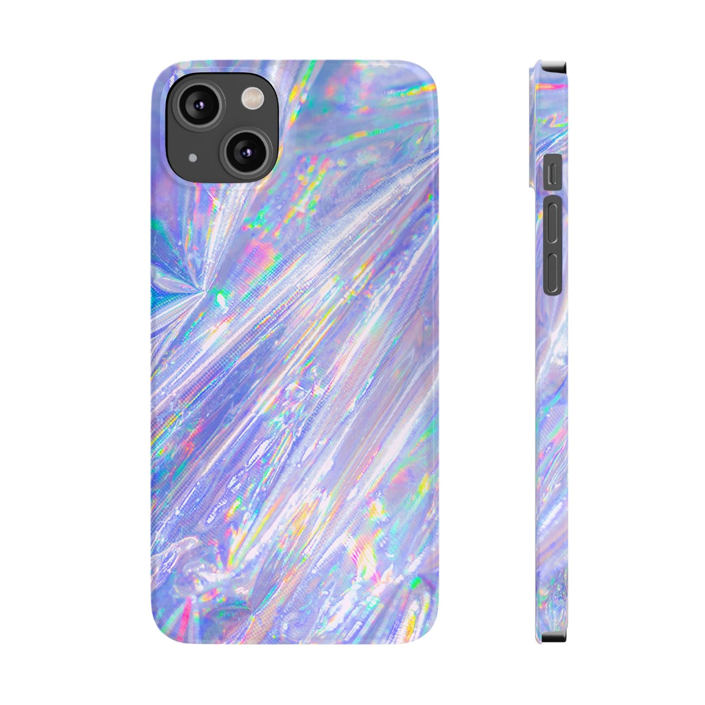 Iridescent Slim Phone Case - Holographic Design for Trendy Protection