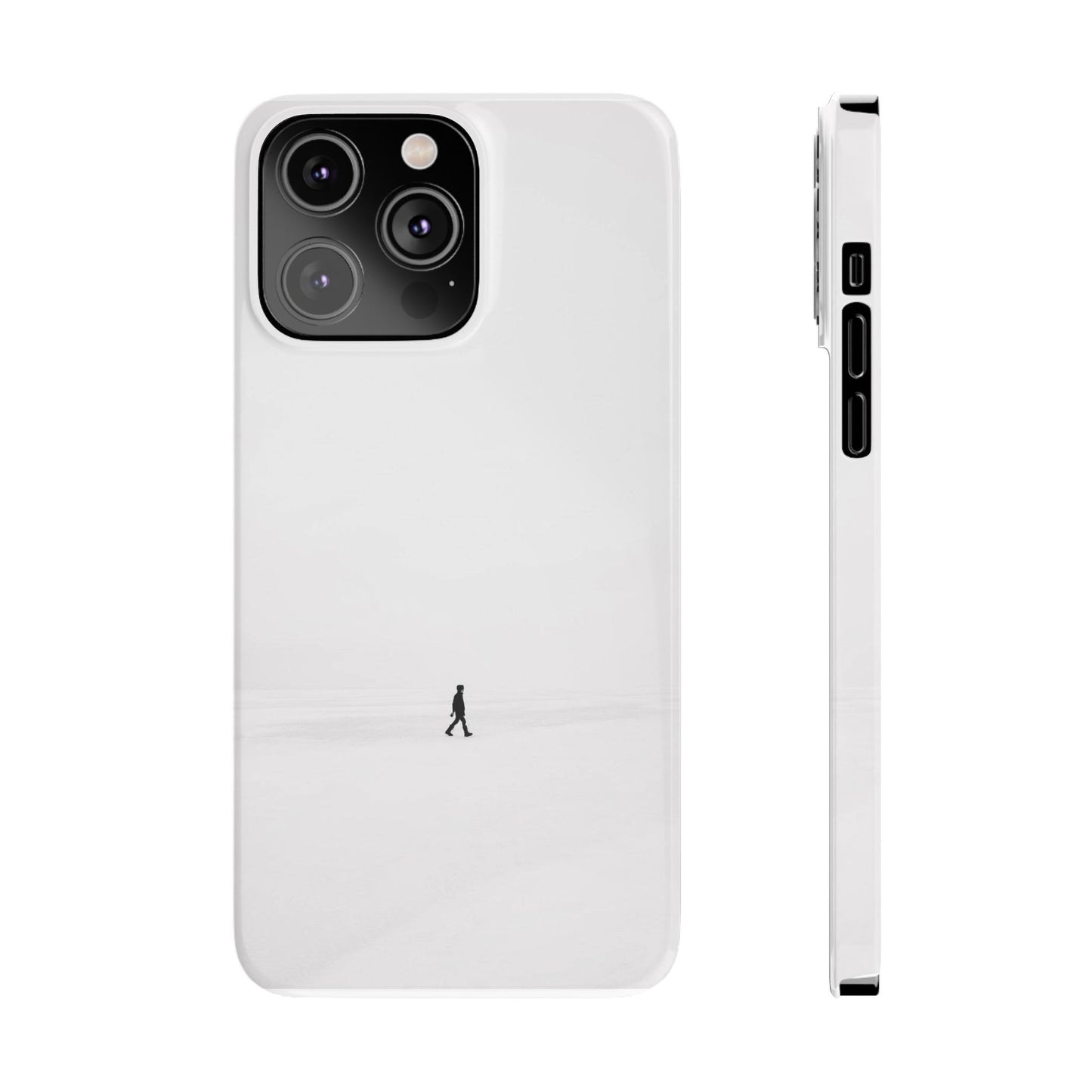 Minimalist Slim Phone Case - Serenity Walk Design