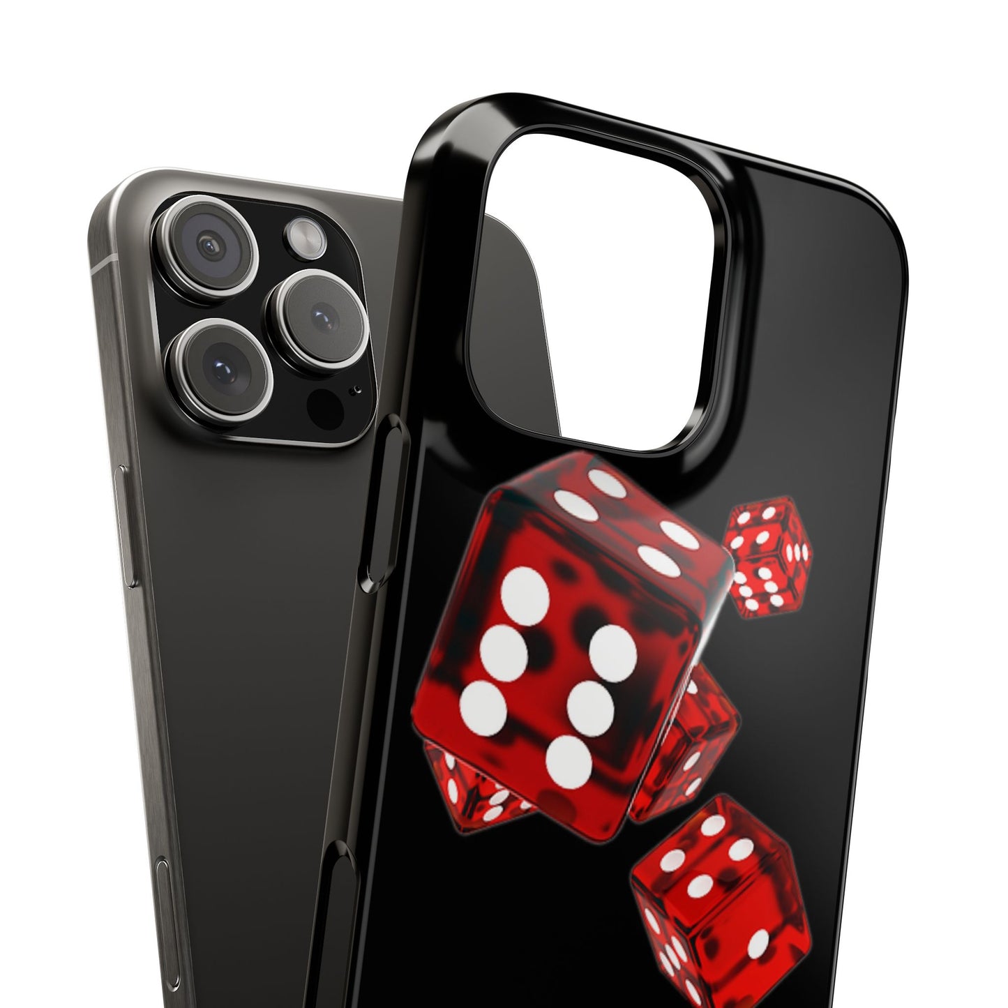 Sleek Casino Dice Slim Phone Case – Perfect for Gamblers and Poker Enthusiasts