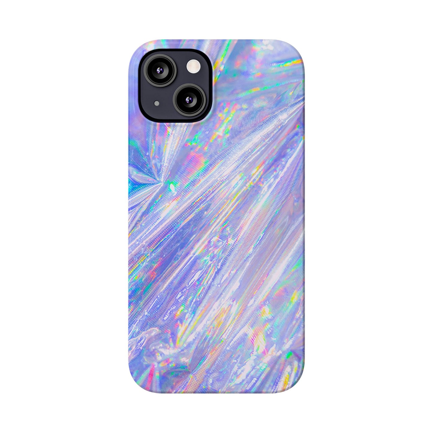 Iridescent Slim Phone Case - Holographic Design for Trendy Protection